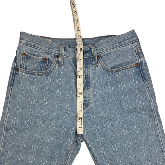 Levi’s 501 Skinny High Rise Snowflake Jeans Sz: 28W x 28L - Picture 11 of 16
